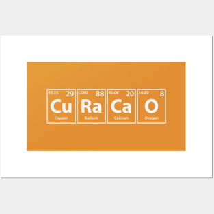 Curacao (Cu-Ra-Ca-O) Periodic Elements Spelling Posters and Art